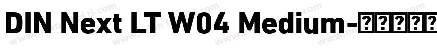 DIN Next LT W04 Medium字体转换
